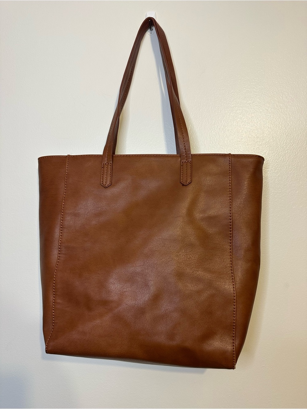 Universal Thread Classic Brown Leather Tote Bag - Everyday Carry